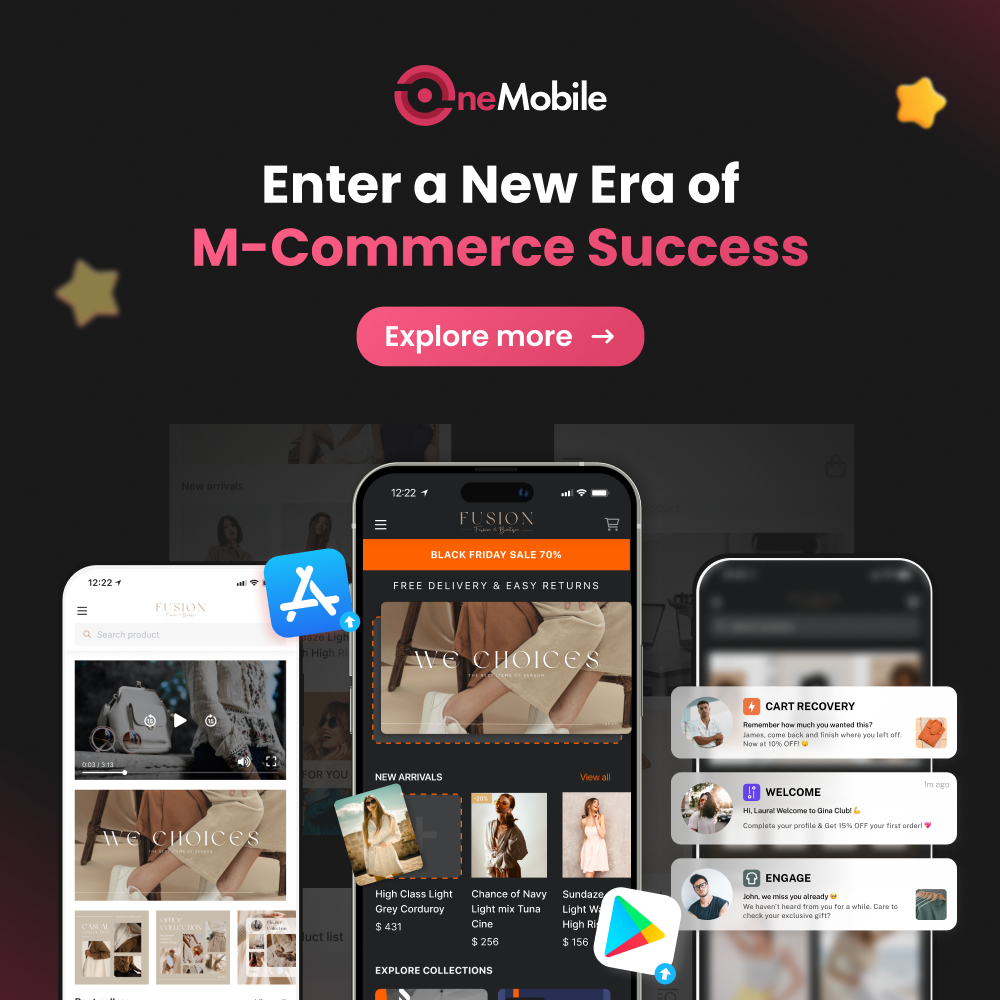 OneMobile - Construtor de aplicativos móveis