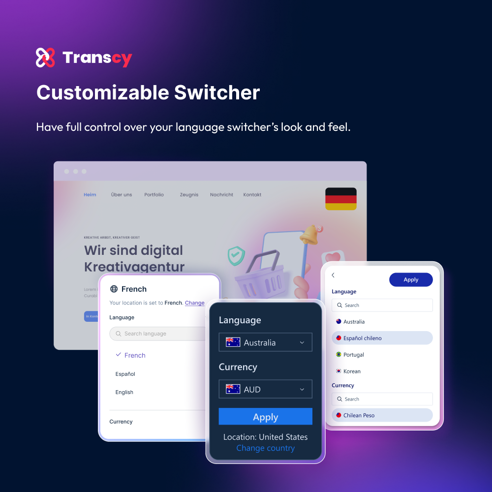 Transcy: Tradução de linguagem AI