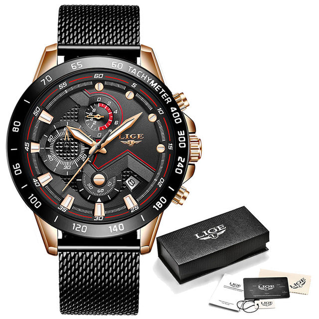 Luxury Sport Chronograph Blue Watch for Men